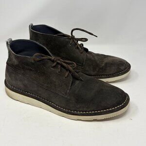 Donald Pliner men's Cris desert boots 12 suede brown grey